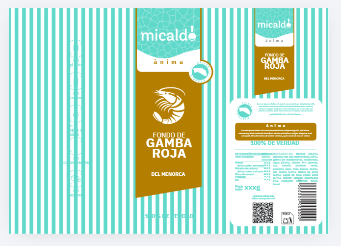 Fondo de Gamba Roja de Menorca